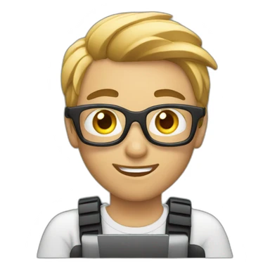 video editor editing in software sticker