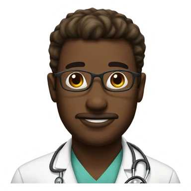 ER Doctor Poop Emoji sticker