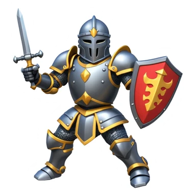 Mega Knight jumping sticker