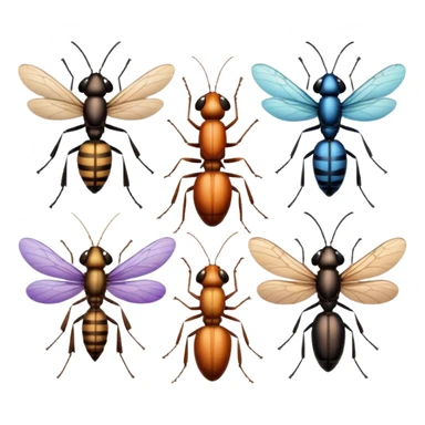 Musician Insects sticker