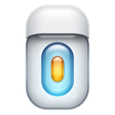 translucent capsule sticker