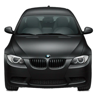 Black BMW sticker
