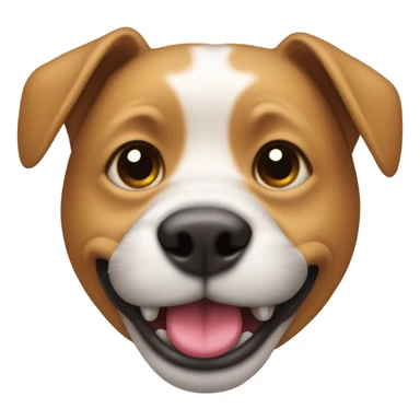 dog with ball in mouth sticker