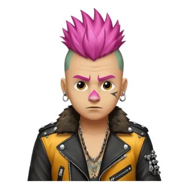 musician animal punk sticker