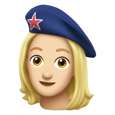 marine le pen sticker