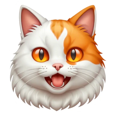 Cat gasping sticker