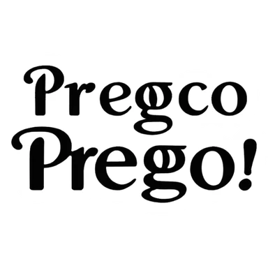 the Italian way of saying "You're welcome" sticker