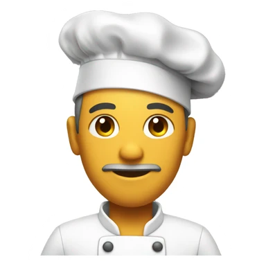 chef cooking sticker