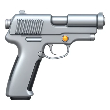 Nhìn như emoji thật (giống phong cách iOS/Android), emoji electric gun sticker