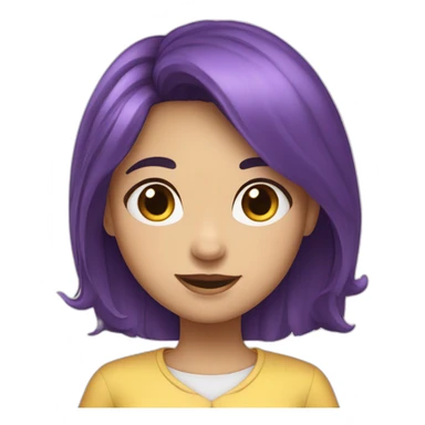 Girl name Violetta foo sticker