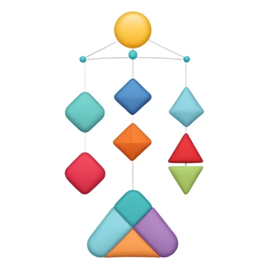 baby Hanging mobile  sticker