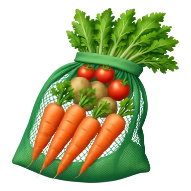 net bag,  mesh storage bag, stored with vegetables sticker