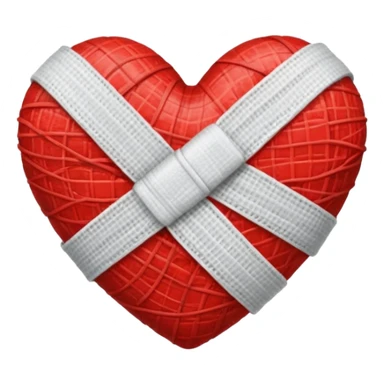 bandaged heart sticker