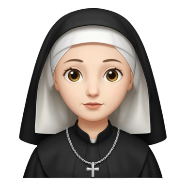 Nun sticker