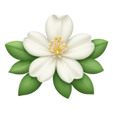 Jasmine flower sticker