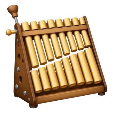 wood glockenspiel instrument sticker