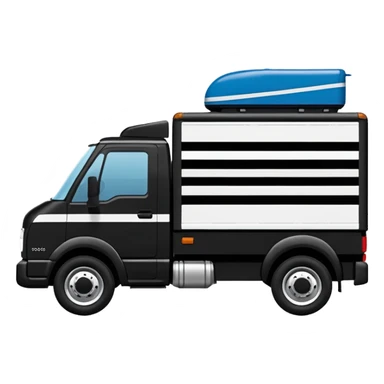 Adidas white stripes black truck sticker