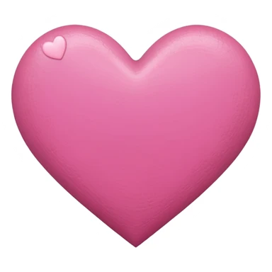 pink heart on canvas paint  sticker