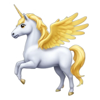 pegasus unicorn sticker