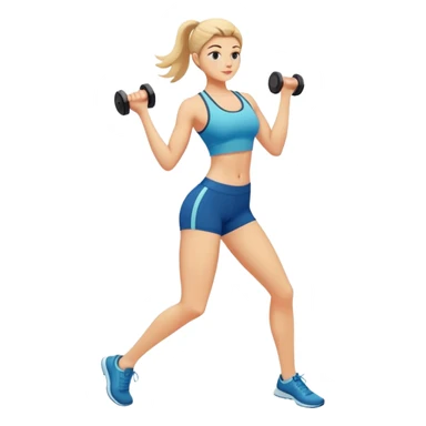 Women working out to lose weight sticker