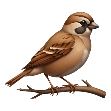Sparrow sticker