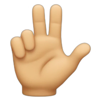 Ok but the thumb is bend a bit forwarm sticker