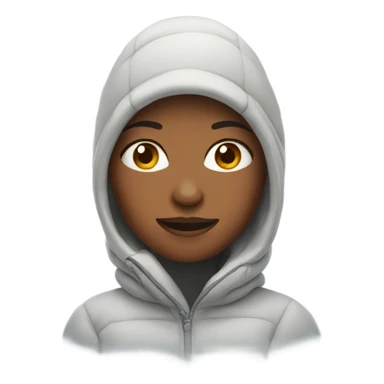 Woman in Cold temperatures sticker