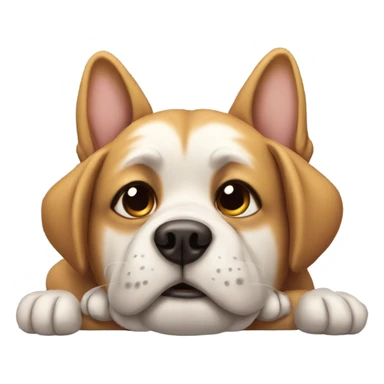 Dog being chill sticker