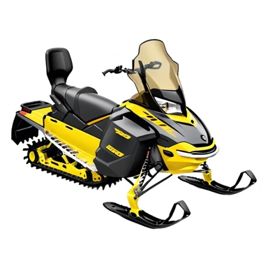 Snowmobile Ski-Doo Summit black/yellow sticker