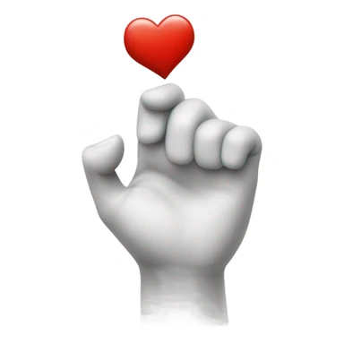  emoji-style hand making the "chef's kiss" gesture, with a small heart near the fingertips sticker