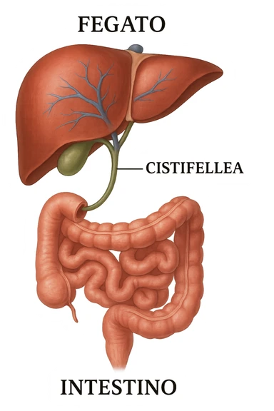Connessione, fegato , intestino e cistifellea sticker