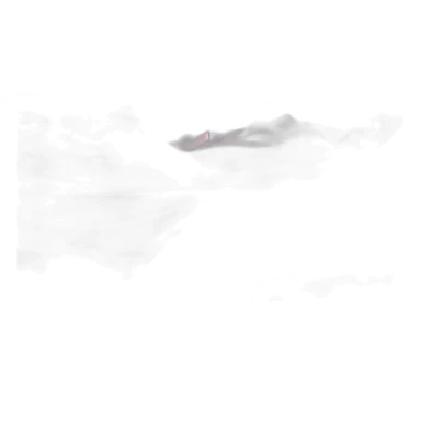 northern lights in mountains sticker