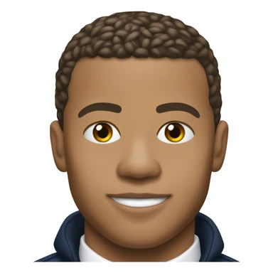 Mbappé à côté de Macron sticker