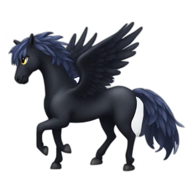 Pegasus of darkness sticker