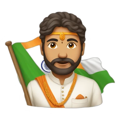 Ankhand bharat sticker