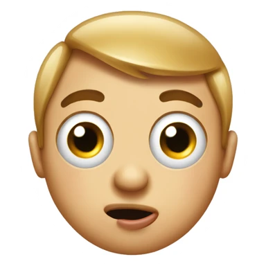 Emoji rolling eyes with tongue out  sticker