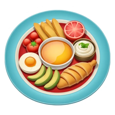 emoji for food service sticker