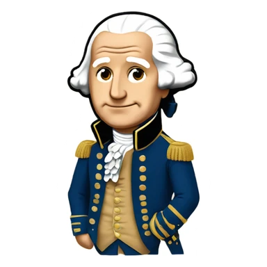 George Washington wears a bape jacket sticker