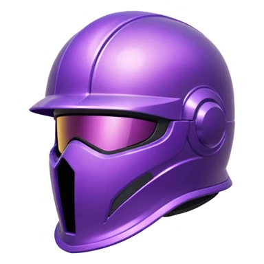 glitter purple Astral Helmet sticker