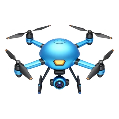 space explorer drone object icon, small futuristic drone with camera lens, glowing blue lights, sci-fi metal body, antenna details, 3D cartoon, mobile game icon style, centered, clean background, soft shadow, no text, no watermark
 
 sticker