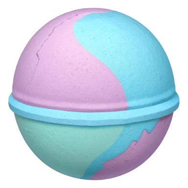 Pastel sparkle glitter glam glam crystal smooth shiny sparkle bath bomb  sticker