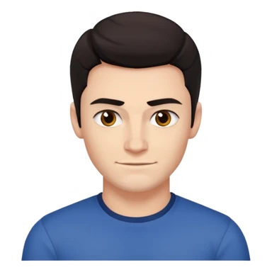 Connor Storrie as ilya rozanov from heated rivalry smirking sticker