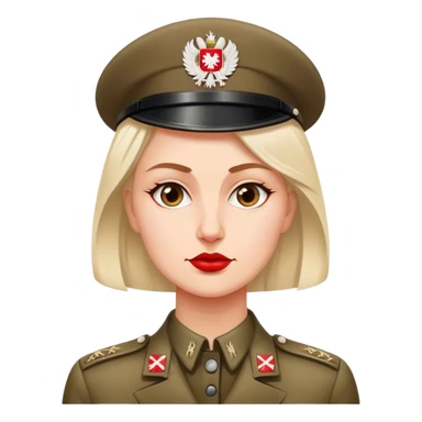 patriot polish european woman simple patriot politician modern fascist sticker