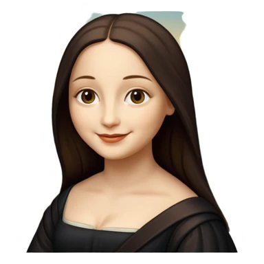 Mona Lisa sticker