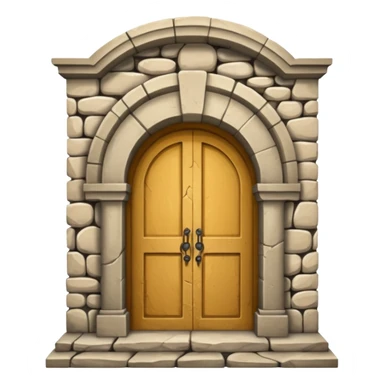 arch in a doorway sticker
