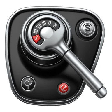 Manual transmission stick shift logo sticker