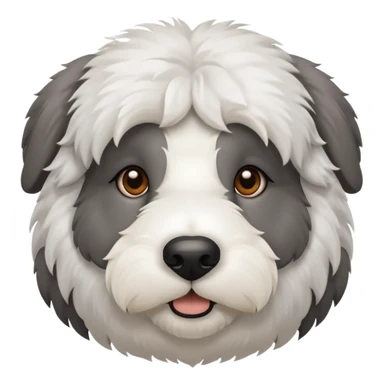 Perro viejo pastor inglés sticker