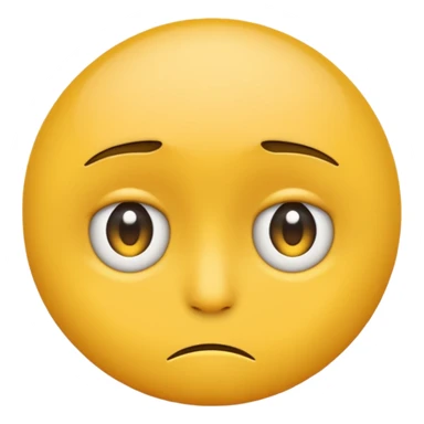 yellow circle emoji giving lots of side eyes sticker