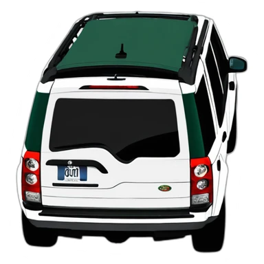 Racing green land rover Discovery 3 panoramic sunroof sticker