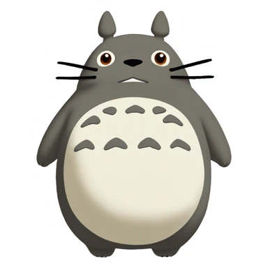 Totoro the main character of the movie of the Studio Ghibli “My Neighbor Totoro” sticker